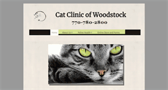 Desktop Screenshot of catclinicofwoodstock.com